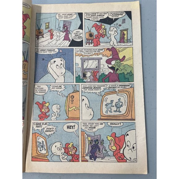 Harvey Comics Casper And Wendy #4 March 1973 Vintage Spooky Bagged Boarded - Picture 4 of 8